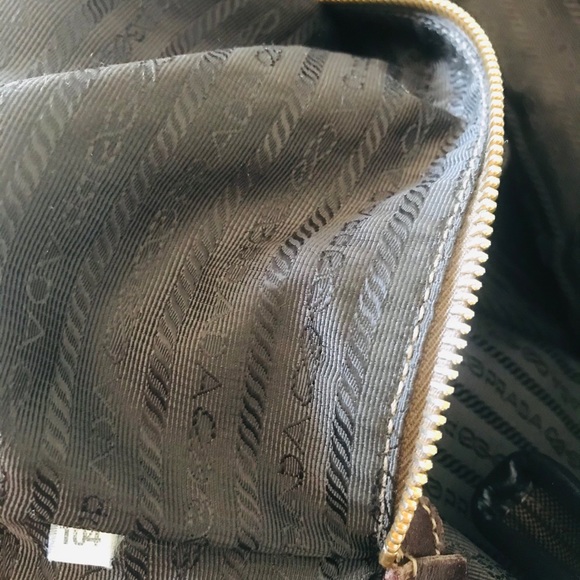 Prada Canapa Canvas Tote. - Picture 9 of 16